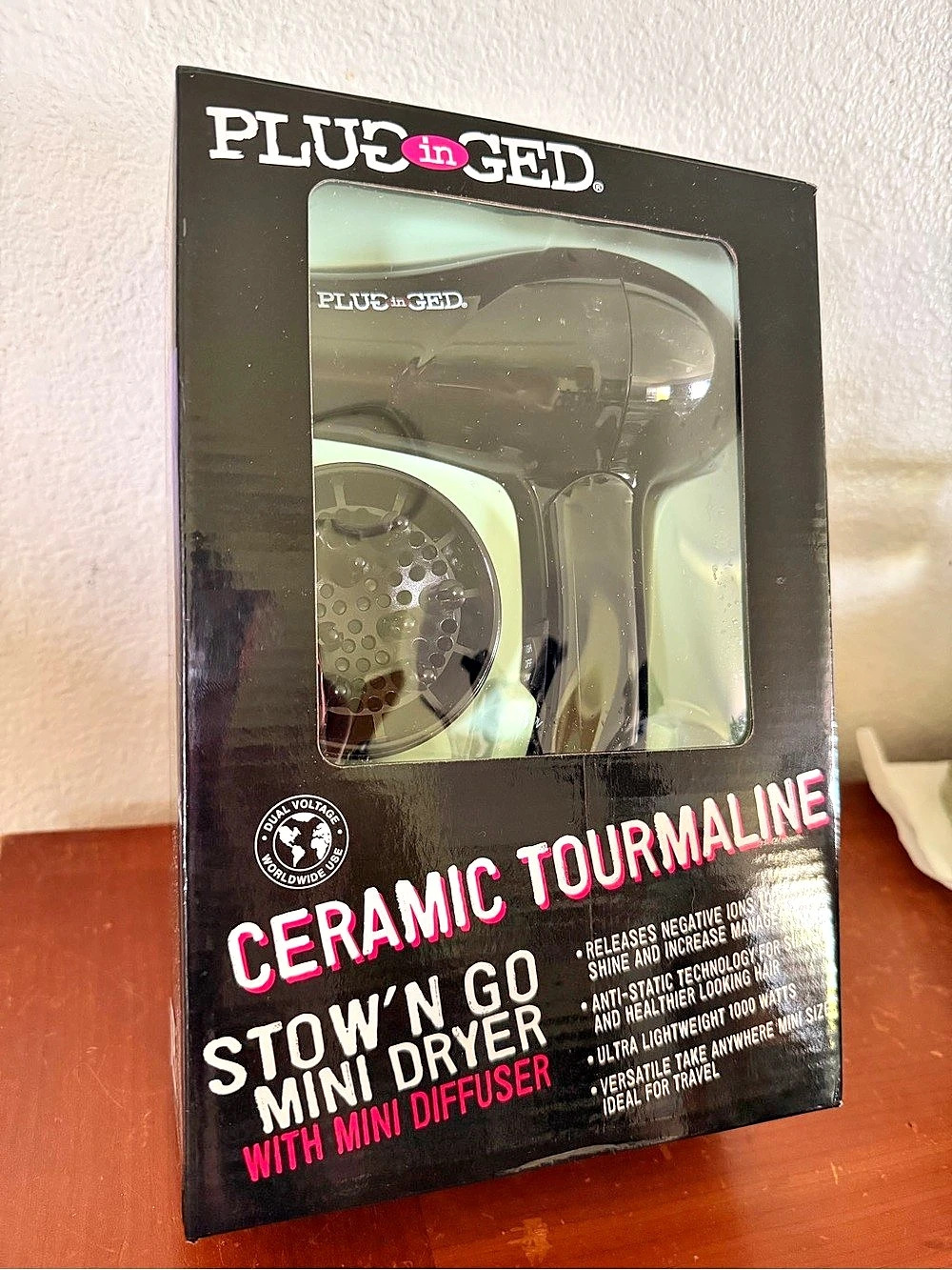 Plug In GED Mini Hair Dryer - Picture 2 of 5